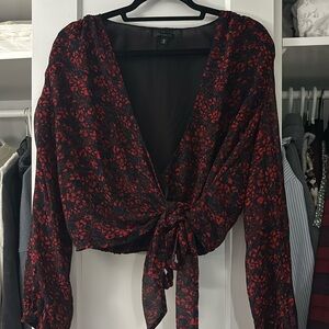 Dynamite wrap blouse